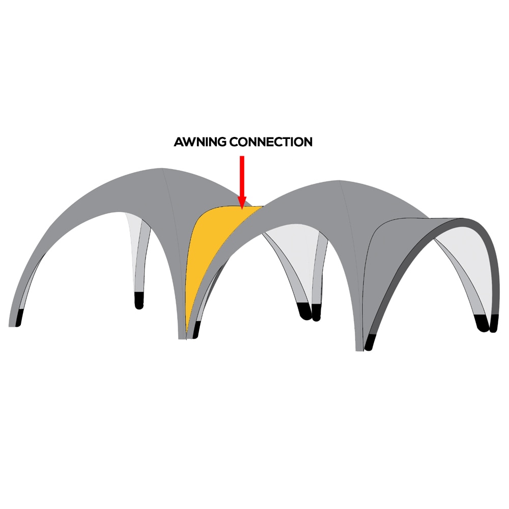 13.1 x 13.1 ft. Casita Breeze Awning — Awning Connector